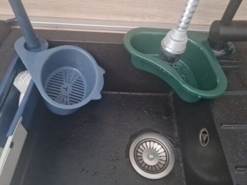 SwanGuard: Versatile Sink Strainer & Storage Rack photo review