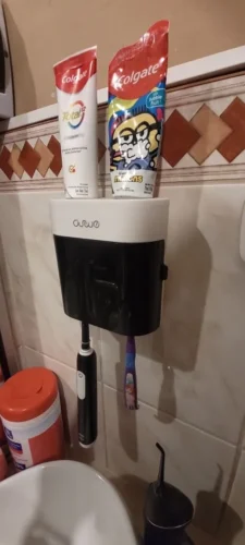 Awei Wall-Mounted Automatic Toothpaste Dispenser & Magnetic Toothbrush Holder photo review