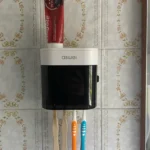 Awei Wall-Mounted Automatic Toothpaste Dispenser & Magnetic Toothbrush Holder photo review