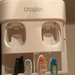 Awei Wall-Mounted Automatic Toothpaste Dispenser & Magnetic Toothbrush Holder photo review