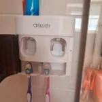 Awei Wall-Mounted Automatic Toothpaste Dispenser & Magnetic Toothbrush Holder photo review